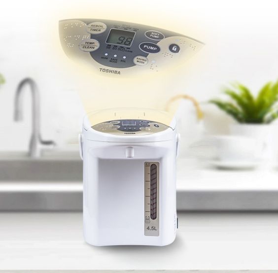 Bình thủy điện Toshiba PLK-45SF(WT)VN tích hợp chế độ hẹn giờ